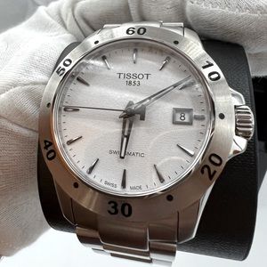 Tissot Men's T-Sport V8 Swissmatic White Dial T1064071103101 Brand New in box.